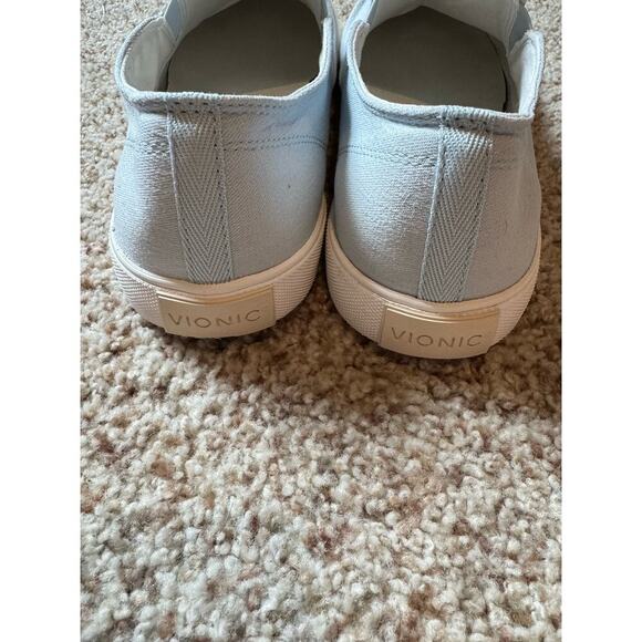 Vionic Canvas slip on Shoes/loafers/sneakers size womens 11, Light blue - Picture 8 of 8